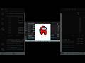 Draw character in python turtle| among us character| python turtle| #pythonturtle #short #viral