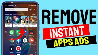 How to Remove / Hide Instant Apps (Ads) In Tecno Mobiles