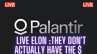 #美股開市直播LIVE Elon : They don't actually have the $ 大家記得訂閱畀個Like加入會員謝謝 #trump @tsla #pltr #live #nvda