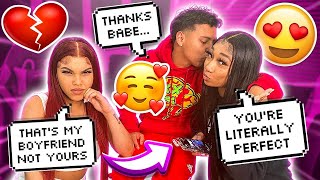 FLIRTING WITH EISHA IN FRONT OF MY GIRL TO SEE HER REACTION!❤️👀