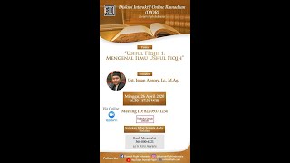 Ushul FIqih 1: Mengenal Ilmu Ushul Fiqih - Ustadz Isnan Ansory, Lc, MA