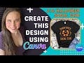 Canva Design Tutorial For Print On Demand: Simple Halloween Social Club Niche❤️🔥💲