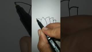 lotus flower #draw #youtubeshorts #latest #shortvideo