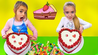 Las Ratitas Claudia y Gisele hacen un pastel sorpresa para Sant Valentin