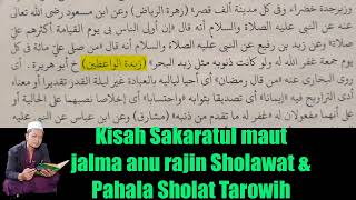 Durrotun nasihin Keutamaan Bulan Ramadhan 09 | Kisah Sakaratul maut Orang rajin Sholawat dan  pahala