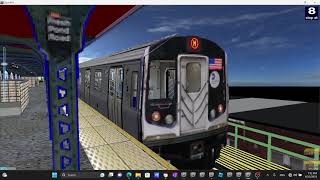 Openbve Gameplay Simulator R160A V5 Alstom M Train to Forest Hills 71st Avenue Via 53rd Street