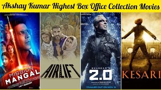 Akshay Kumar Highest Box Office Collection | Kesari | Robot2PointO | GoodNews | MukeshChoudharyVines