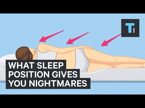 What sleep position gives you nightmares What sleep position gives you nightmares