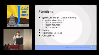 Java Tech Boise - Clojure - June 20, 2013