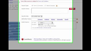 LexisNexis Academic: Power Search Overview