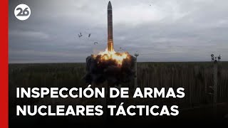 BIELORRUSIA | Inicia la inspección de armas nucleares tácticas