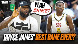 Bryce James' BEST GAME EVER!? 🔥 Career-High with LeBron Coaching 🚨 EYBL Day 2 Recap