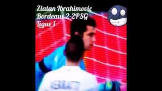 Zlatan Ibrahimovic Ibra vs Bordeaux Ligue1 de Francia PSG 2015