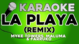 KARAOKE (La playa Remix - Myke Towers, Maluma & Farruko)