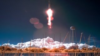 Lift Off Of The Antares Rocket!