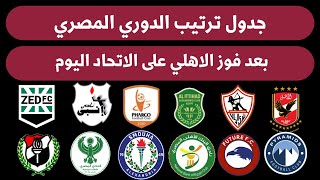ترتيب الدوري المصري بعد فوز الاهلي على الاتحاد اليوم الثلاثاء 7-5-2024💥 نتائج مباريات اليوم