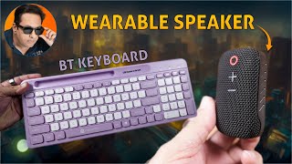 Must-Have Gadgets for 2024 - Wearable Speaker and Bluetooth Keyboard