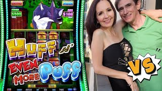 HIGH LIMIT VS. LOW ROLL: Slot Bunny’s Huff N’ Even More Puff Challenge! 💸🔥