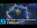 Wreathguard Winterblessed Thresh Chroma LOL Skin Spotlight