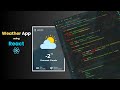 ASMR Programming - Weather App with React.js - No Talking
