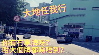 [車cam下大地任我行] 你有冇車牌呀？咁大個牌都睇唔到？