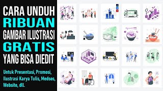 Cara Download Ribuan Gambar Ilustrasi Gratis yang Bisa Diedit