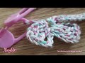 ถักโครเชต์ สายคล้องหน้ากากอนามัยcrochet mask strap holder necklace ningsiri crochet