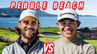 Collin Morikawa VS Tommy Fleetwood @ Pebble Beach