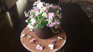 flower pot cake