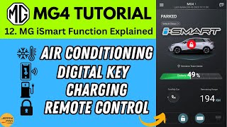 MG4 Tutorial / User Guide - 12. MG iSmart App Functions Walkthrough (AU&NZ) - Excite & Essence