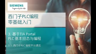 课时09 SIMATIC S7-1500 PLC编程零基础入门 09 基于TIA Portal PLC 基本组态与编程 - 西门子 PLC 编程平台通览