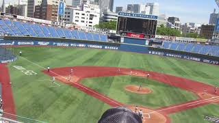 二死満塁の大ピンチも横浜高校2番打者の板倉 寛多くんを抑える立花学園　福岡大海くん 〜横浜高校 対 立花学園 夏の高校野球 神奈川県大会準決勝2022/7/25