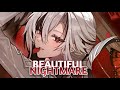 Nightcore - Beautiful Nightmare | Lyrics (Alan Walker ft. Bludnymph)