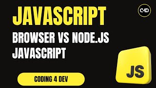 Browser vs Node.js JavaScript | Key Differences Explained with Examples