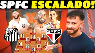 GLOBO ESPORTE SÃO PAULO!! SANTOS X SÃO PAULO NOVIDADES ESCALAÇÃO SPFC! ULTIMAS NOTICIAS DO SPFC