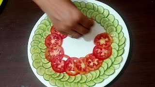 2 Easy And New Salad Decoration Ideas Step By Step Neelam Ki Recipes