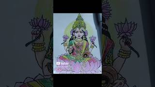 Maa#lakshmi #art #trending #painting #youtubeshorts #artist #shorts #youtube #ytshorts #youtuber