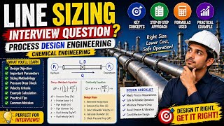 Line Sizing | Interview Question | Process Design Engineering | Chemical Engineering | Payos Academy