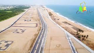 vue aérienne route des pêches plage Adounko mp4