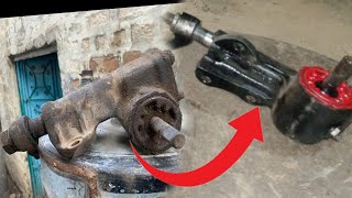 Steering Assembly Mazda B2200 repairing and restoration/how to repair and assemble by pak technical