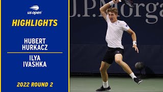 Hubert Hurkacz vs. Ilya Ivashka Highlights | 2022 US Open Round 2