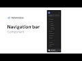 Sidebar component using Tailwind CSS