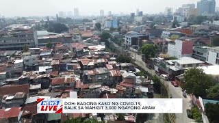DOH: Bagong kaso ng COVID-19, balik mahigit 3,000 ngayong araw | News Live