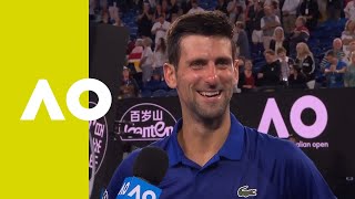 Novak Djokovic on-court interview (4R) | Australian Open 2019
