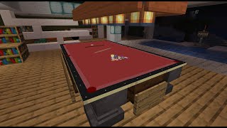 how to make a pool table in minecraft