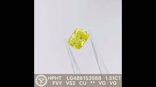 1.51CT FVY VS2 CU VG VG lab diamond HPHT LG488153588