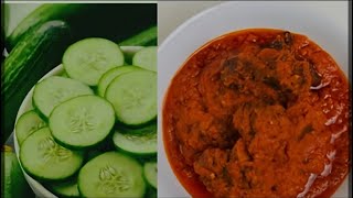 How to make cucumber Stew without......... Fresh tomatoes #cucumberstew #stew #cucumber