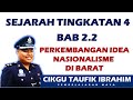 SEJARAH TING 4 KSSM I BAB 2 KEBANGKITAN NASIONALISME I 2.2 Perkembangan Idea Nasionalisme di Barat