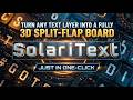 SolariText for After Effects