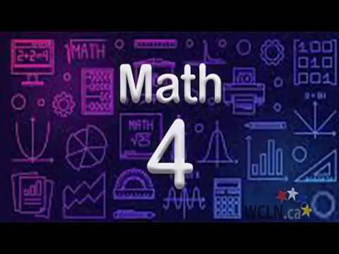 Wcln Course Intro Math 4 Youtube